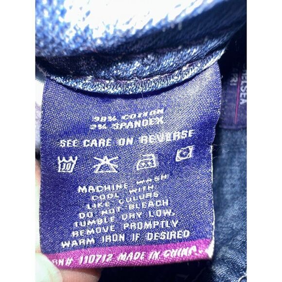 Vigoss The Chelsea Mid Rise Capri Jeans  Size 5 - Picture 14 of 15